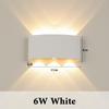 4W/6W/8W LED Home Wall Lamp Intdoor Not Waterproof Garden Lighting Plastic AC86-265 Indoor Bedroom Living Room Stairs Wall Light