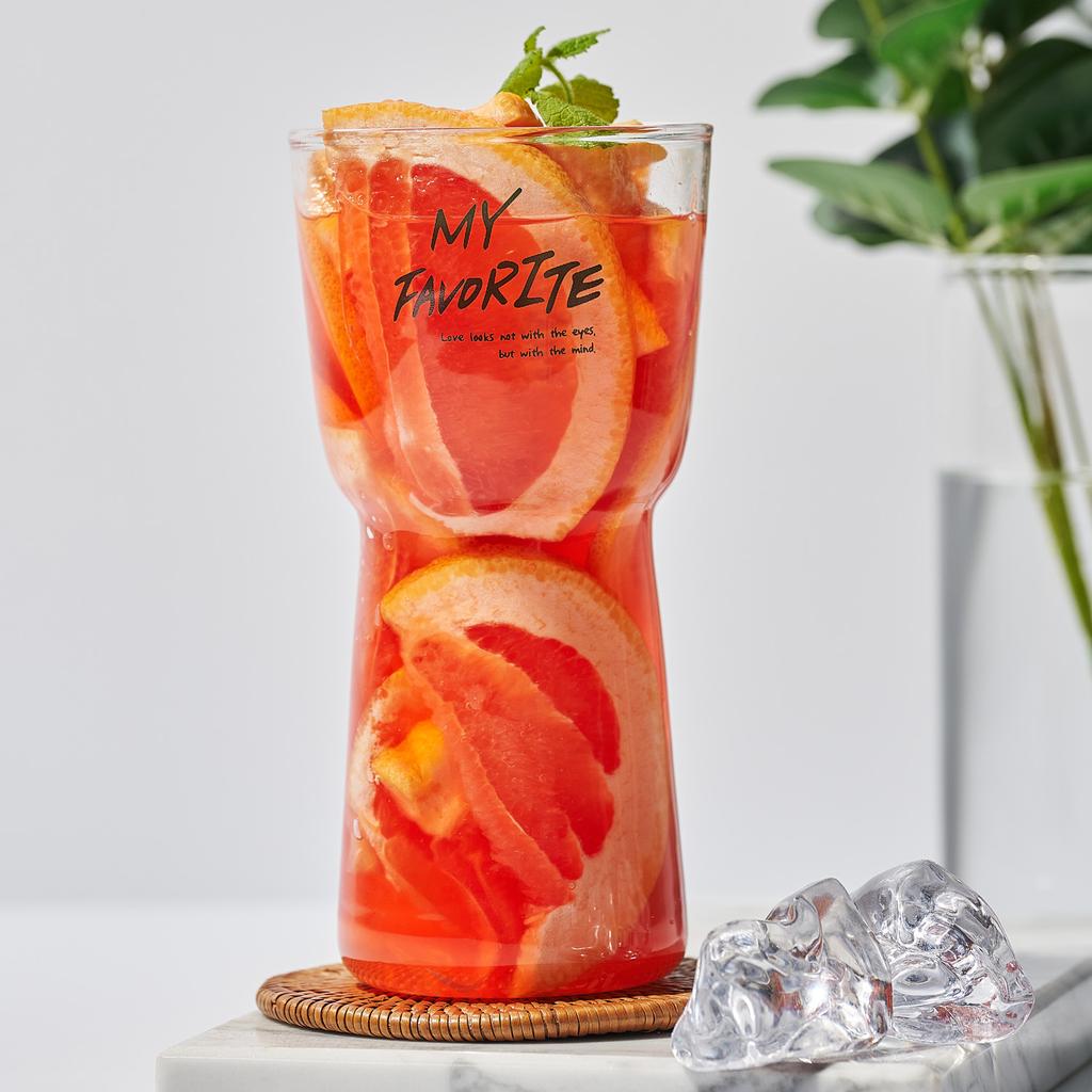 LASSIETTE Můj oblíbený skleněný hrnek (350 ml, 450 ml) Nádobí zelené