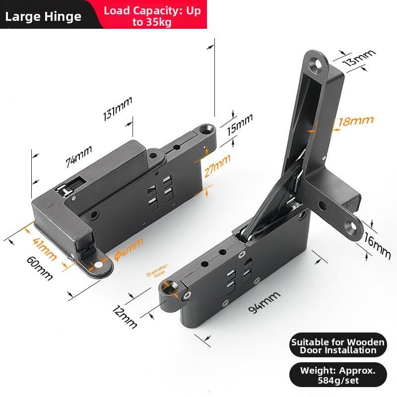 Reinforced Hidden Soft Close Pivot Hardware