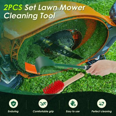 Lawn Mower Cleaning Tools Deck Scraper Garden Lawn Mower Blade Cleaner