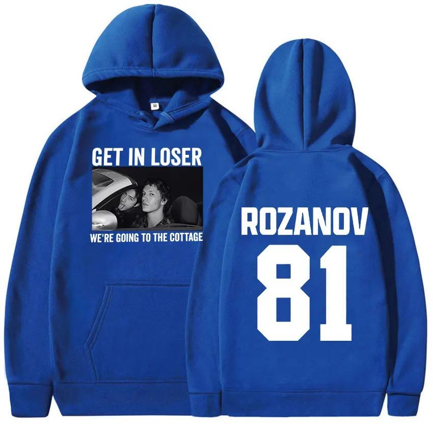 Get in Loser We're Going To The Cottage Graphic Hoodie Heated Rivalry Ilya Rozanov Hollanov 81 Men Vintage Oversized Sweatshirts