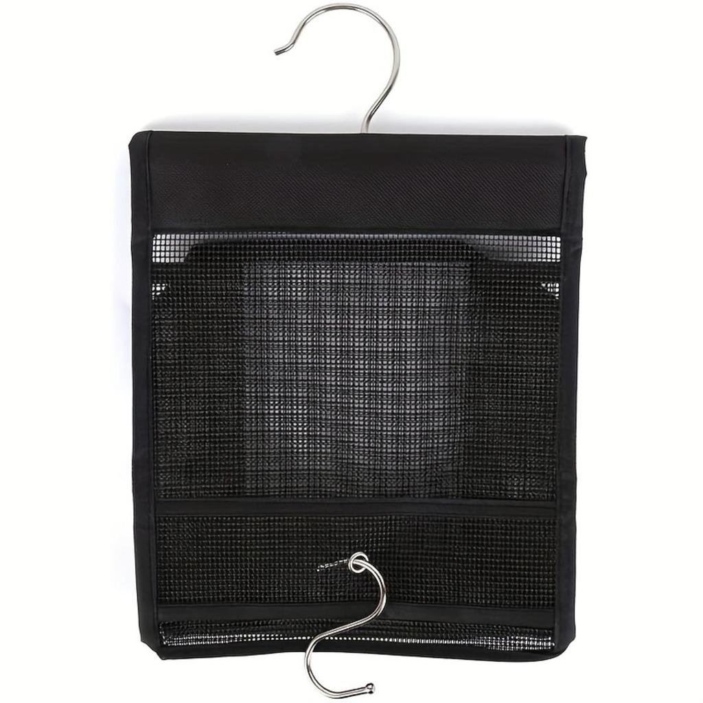 Hanging Toiletry Kits PVC Mesh Hanging Bag Portable Quick Drying Shower Storage Bag Wall Mounted Cosmetics Toiletries Organizer