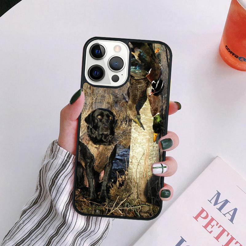 Hunting Animal and Fishing Man Phone Case For iPhone 17 Air 16Pro Max 15 14 13 12  Plus Max Cover Shell Coque