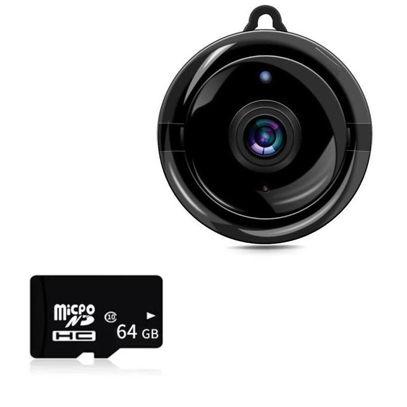 Wireless WiFi Camera, 1080P HD with Night Vision, Two-way Audio Communication, and Motion Detection