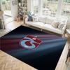 Trabzonspor FC Design Crystal Velvet Carpet Cozy Non?Slip Printed Rug For Bedroom Living Room Entrance