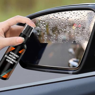 1 Stück Wasserabweisendes Spray Anti-Regen-Beschichtung für Autoglas Hydrophob Anti-Regen Auto Flüssigkeit Windschutzscheibe Spiegel Maske Auto Polierset