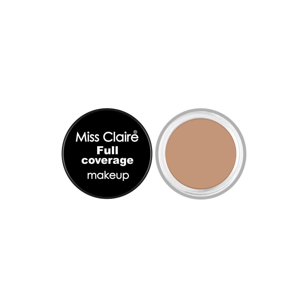 Miss Claire Full Coverage Cream Makeup Glow Concealer Natural (Shade 10, FS28)