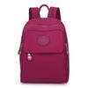 Women's Backpack Solid Color Schoolbag Nylon Travel Bag Shell Backpack