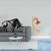 Modern Resin Bull And Ballet Dancer Sculpture Abstract Figurine Ornament for Entryway Tabletop Desk