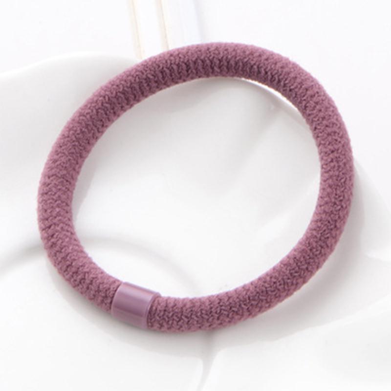 

LNRRABC 10 шт./упак. женские резинки прочный эластичный хлопок регулируемая веревка для волос английский лаванды