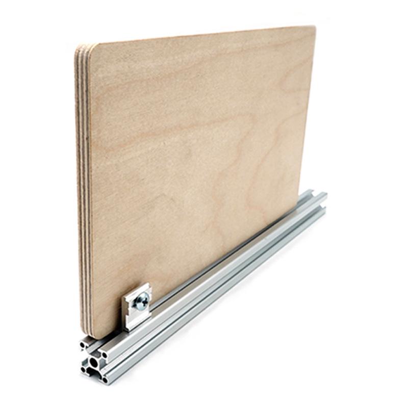 Euro Standard Aluminum Profile Bracket: Flush Fit Side Fastener for Storage Rack & Ocean Board