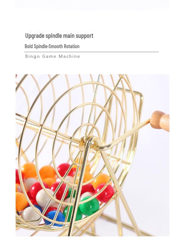 Mini Manuelle Bingo-Lotteriemaschine für Kinder oder Veranstaltungen
