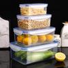 ZISIZ Plastic Microwaveable Food Storage Container