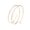 European and American exaggerated punk arm bracelet, hollow multi-layer glossy arm ring, snake-shaped metal bracelet open bracelet