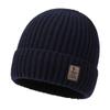 Autumn and Winter Knitted Hat Men's Korean Version Trendy Versatile Wool Hat Women's Cold-proof and Warm Cold Hat Outer Cycling Velvet Hat