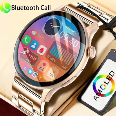 2025 True AMOLED умные часы женские экран всегда показывает время 466*466 HD трекер здоровья голосовые вызовы умные часы женские для Xiaomi