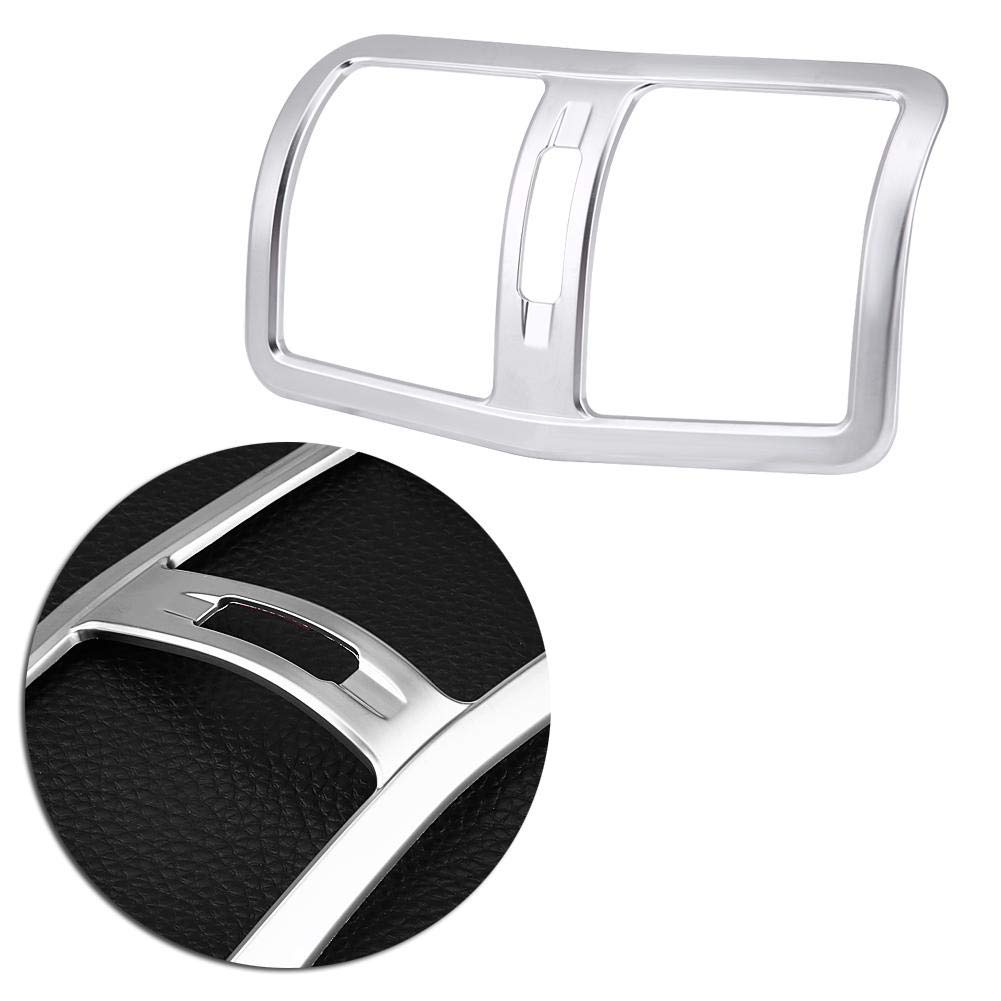 Qiilu Vent Cover Trim Car Frame Cover Rear Air Conditioning Outlet for Benz E-Class W212 12-15 Decorative Interior Panel