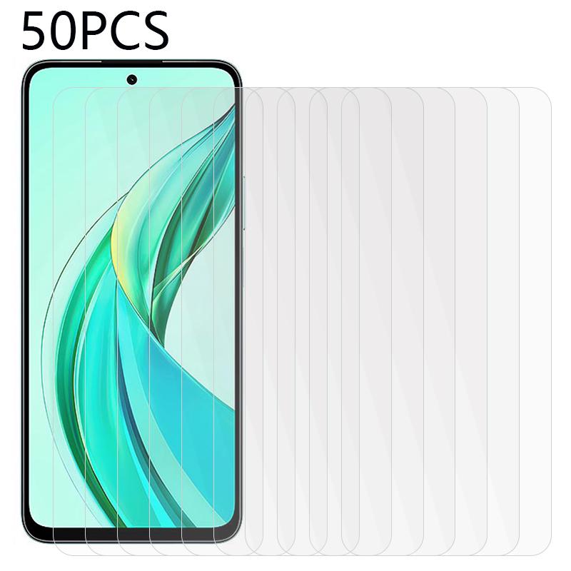 Bulk Purchasing 50Pcs For Honor 90 Smart/X7b 4G/X7b 5G Tempered Glass Screen Film Clear Phone Screen Protector