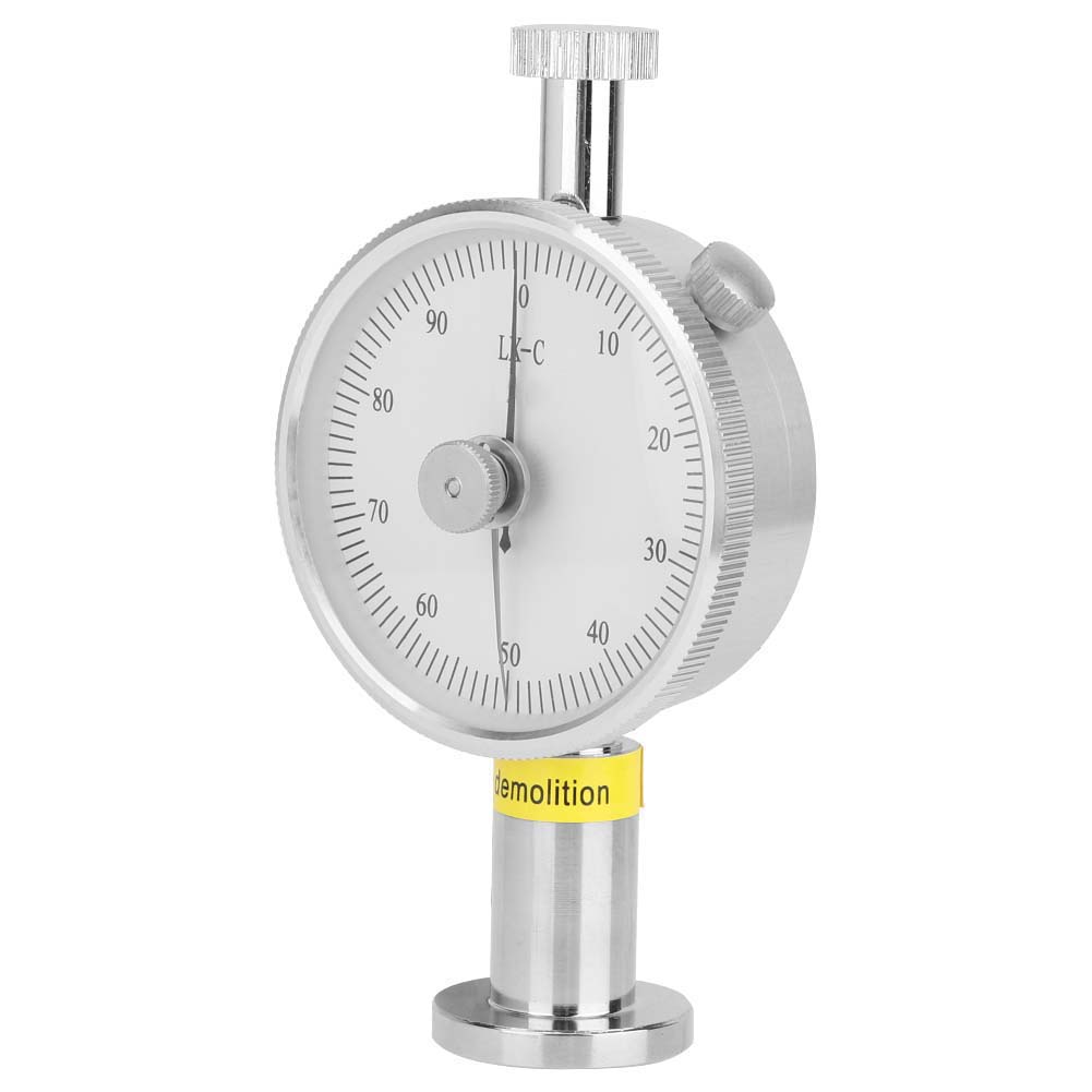 C Type Hardness Tester Durometer Meter For Synthetic Rubber Measuring LX C 2