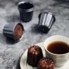 Canele Mold, Cannele Muffin Cup, 20Pcs Non-Stick Cannele Mould Gray-Black Canneles