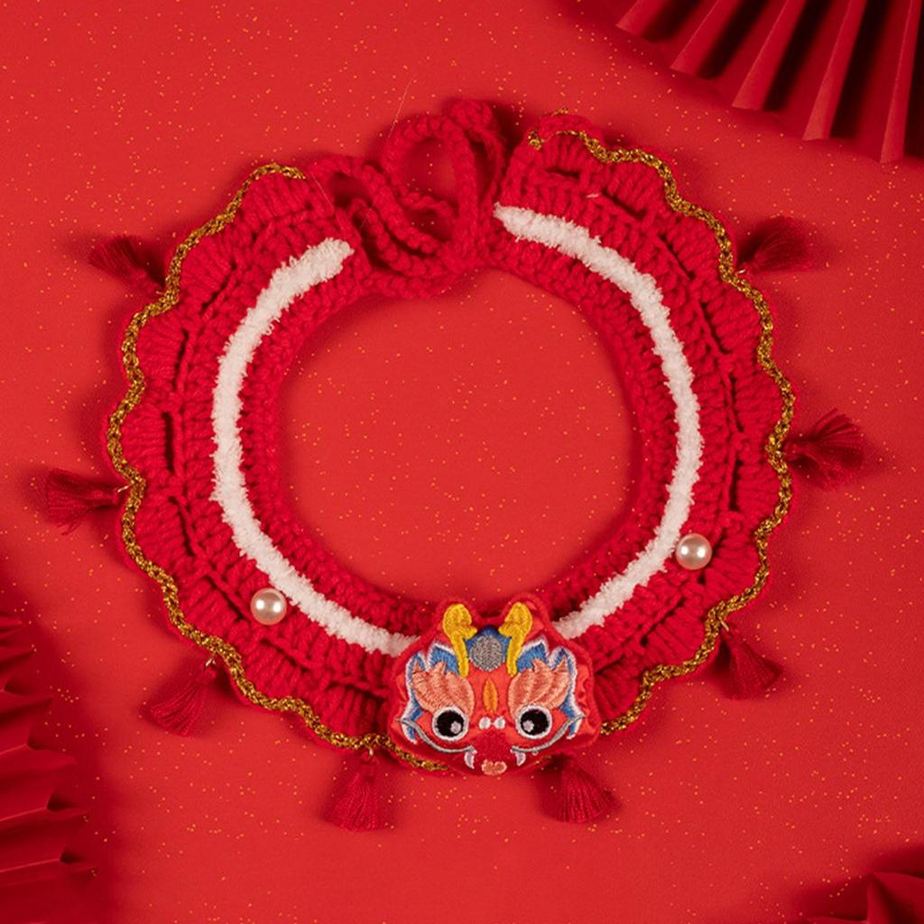 Ręcznie robiony zestaw obroży dla kota dla kocich fashionistek