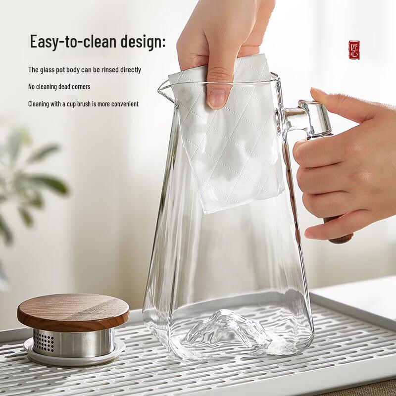 YIHUTEA High Borosilicate Glass Cold Water Kettle
