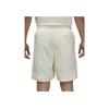 Jordan Solid Color Casual Drawstring Straight-Leg Shorts Men Bottoms Light-Ivory FN0770-110