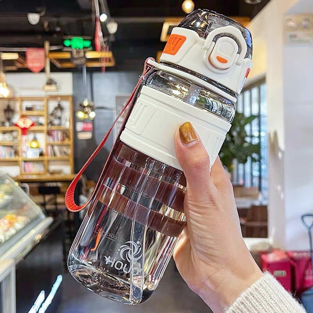 750ml/1000ml Large Capacity Summer Water Bottle With Sippy Handle Strap Drinking Kettle  Outdoors