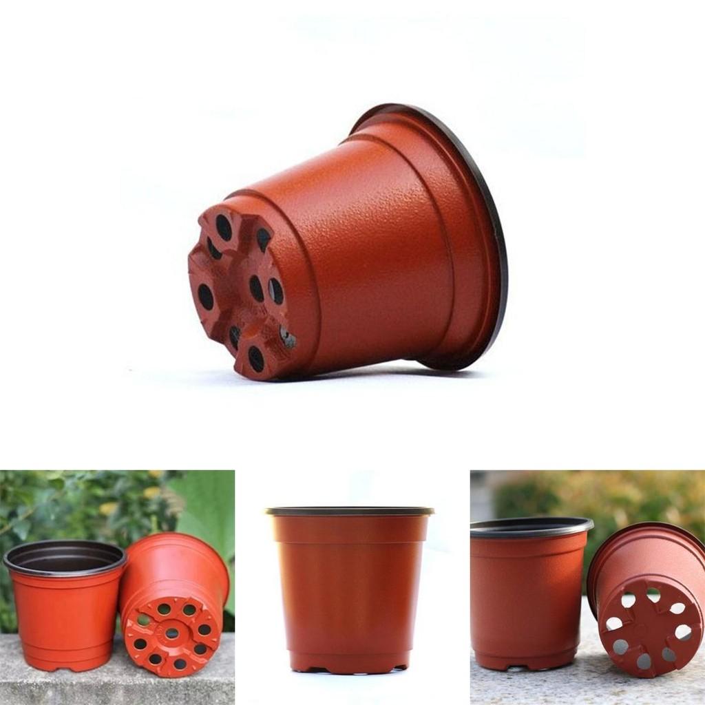 10/50/100 Stück Kunststoff-Anzuchttöpfe mit hoher Haltbarkeit für den Haus- und Gartengebrauch**