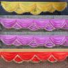 3/6M Wedding Backdrop Curtain Swag Ice Silk Fabric Event Party Valance Drape Panel Table Skirts Party Banquet Backdrop Decor