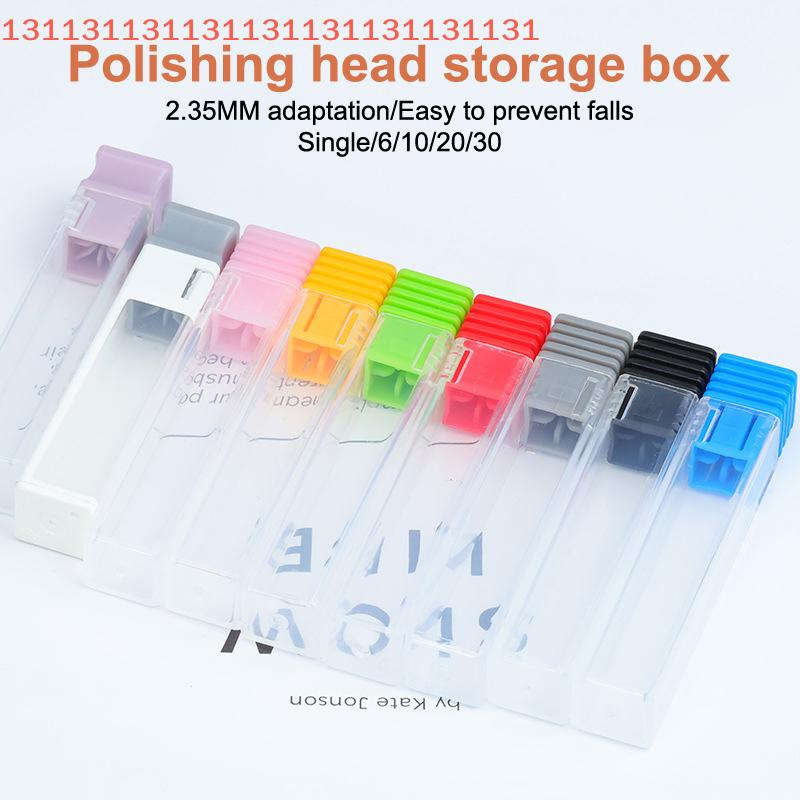 1/5 Pcs Nail Art Drill Display Stand Storage Box Drill Bit Milling Cutter Accessories Box Nail Art Tools