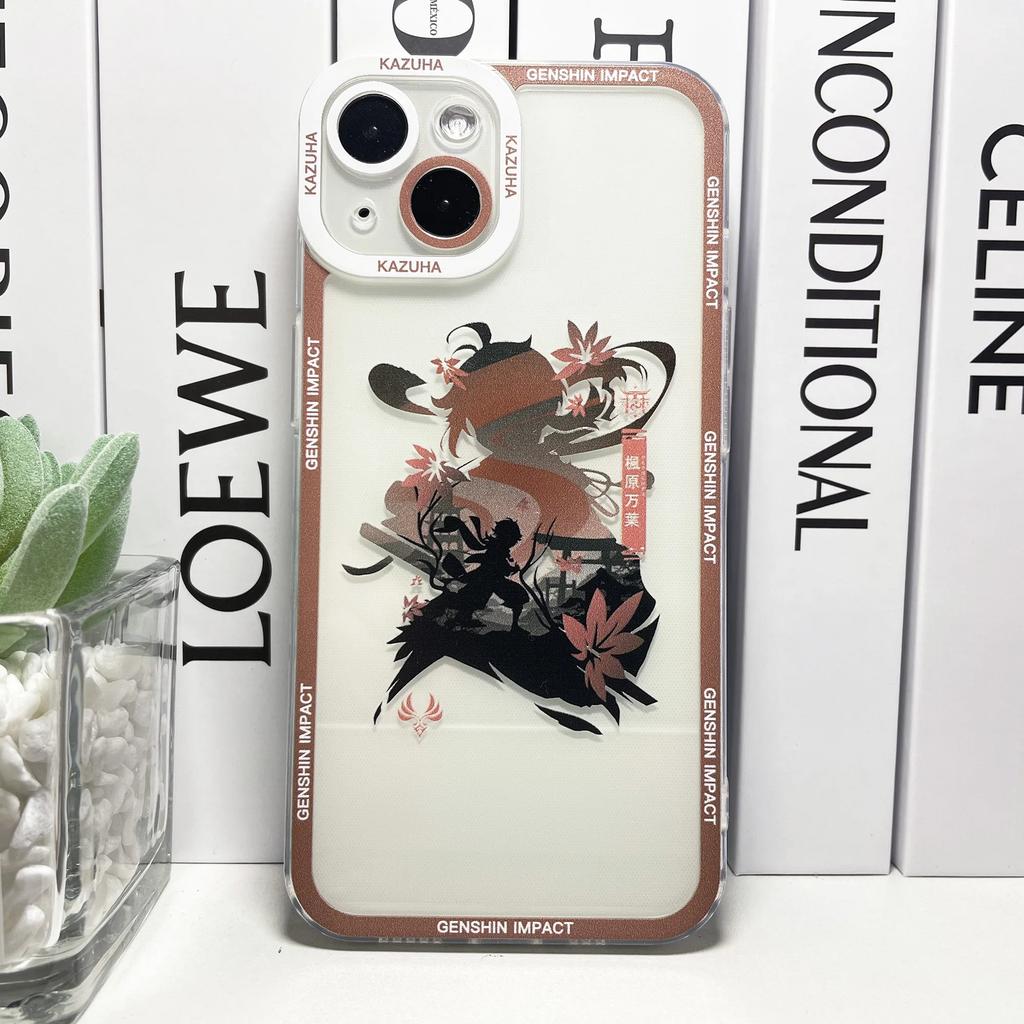 Genshin Impact Phone Case For iPhone 16 15 14 13 12 11 Pro Max Mini XS X XR SE 7 8 Plus HuTao Zhongli Raiden Shogun Xiao Funda