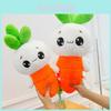 Adorable White Rabbit Plush Toy With Carrot Design For Children Soft Cuddly Doll