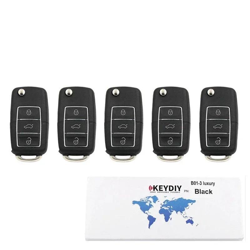 10pcs KEYDIY B01 LUXURY Universal Remote Key for Toyota Style 3 Buttons KD Car Remote Key for KD900/KD MINI/KD-X2 Key Programmer