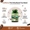 Vlado's Himalayan Organics Caffeine 200mg Tablets For Energy Focus And Pre Workout Support - 100 Veg Tablets