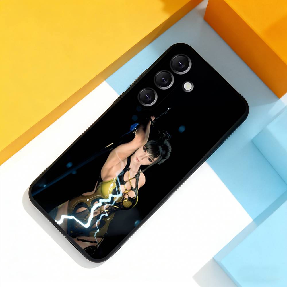 Spiel Eve S-Stellar B-Blade Handyhülle Für Samsung Galaxy A 73,72,51,53,52,71,22,5G,Note,J7,8,9 Weiche Schwarze Abdeckung