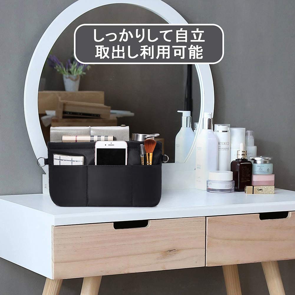 [VANCORE] Self-Standing, Lightweight Bag-in-Bag for Totes, Large A4 Size, Organizes and Tidies Inside Your Bag, Perfect for Commuting and Travel