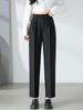 Costume Pantalon Harem Taille Haute pour Femme - Pantalon Cigarette Droit Décontracté Printemps/Été
