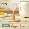 Standing Rice Spoon with Non-Stick Paddle Rice Spatula Spoon Heat Resistant Rice Cooker Spoon Serving Spoon for Grains