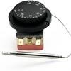 BHBL Adjustable Electric Fan Thermostat Switch Radiator 250V 0-120 Degrees Electric Fryer Temperature Controller