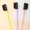3Pcs Silicone Makeup Tool Set Double Sided Brow Brush And Hair Styler For Quick Touches Ups Travel