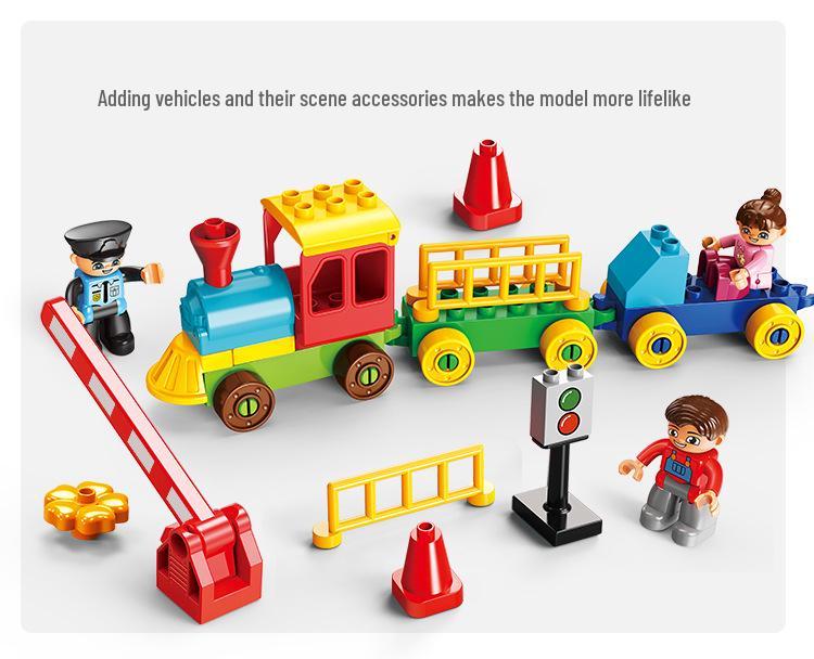 Rotating Windmill & Ferris Wheel Building Blocks Toy for Kids