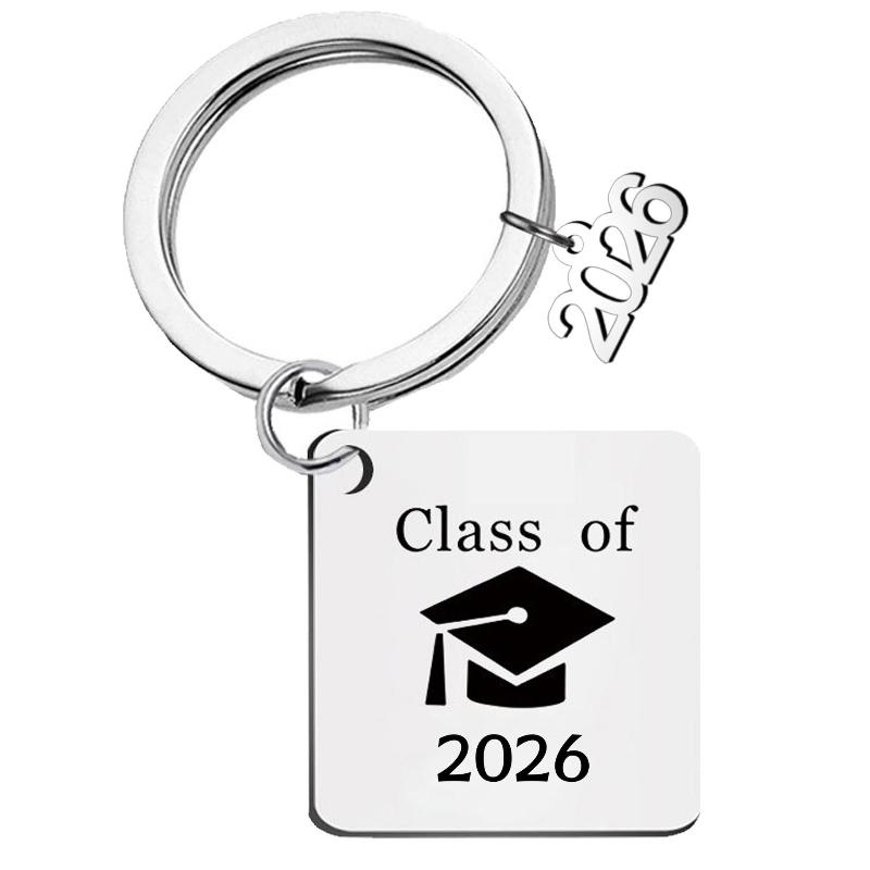 Farewell Gift Graduation Keychain Class Of 2026 Keychain Pendant Durable Stainless Steel Keepsake Nursing Law Students