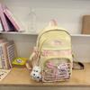 School bag 2025 new niche design fashion versatile backpack large capacity leisure sports style school bag travel shoulder bag