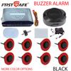 12V 16.5mm Parking Sensor Kit Universal 6/8 Sensor Buzzer Reverse Radar Sound Alarm Indicator Probe System