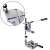 Adjustable Drill Press Stand with Aluminum Base for Hand Drill Fits 43mm Diameter Tools High Precision and Stability