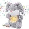 Emoin Sleeping Plush Toy, Baby Toy, Sleep Induction Toy, Educational Toy with Music Box, LED Lights, Music, and White Noise, Breathing Plush Toy for H