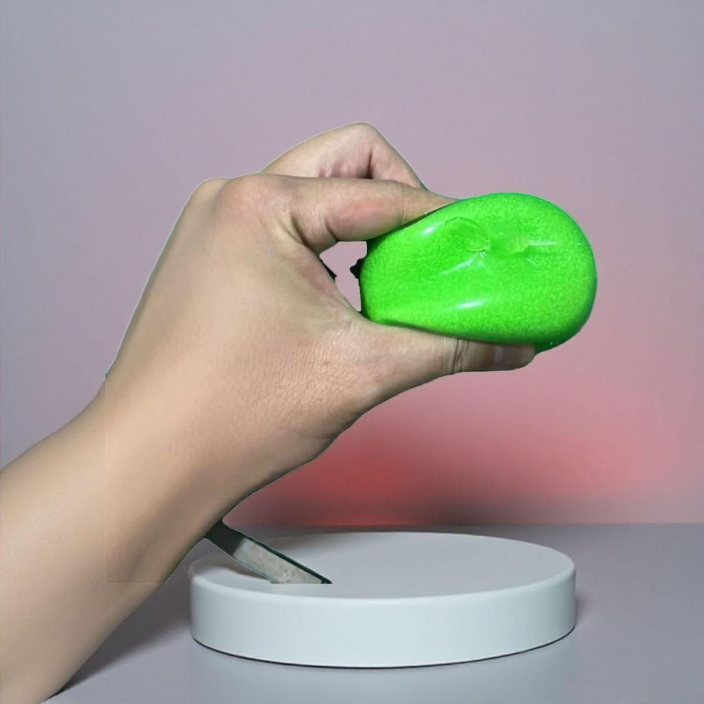 Green Apple Decompression Squishy Toy by mido
