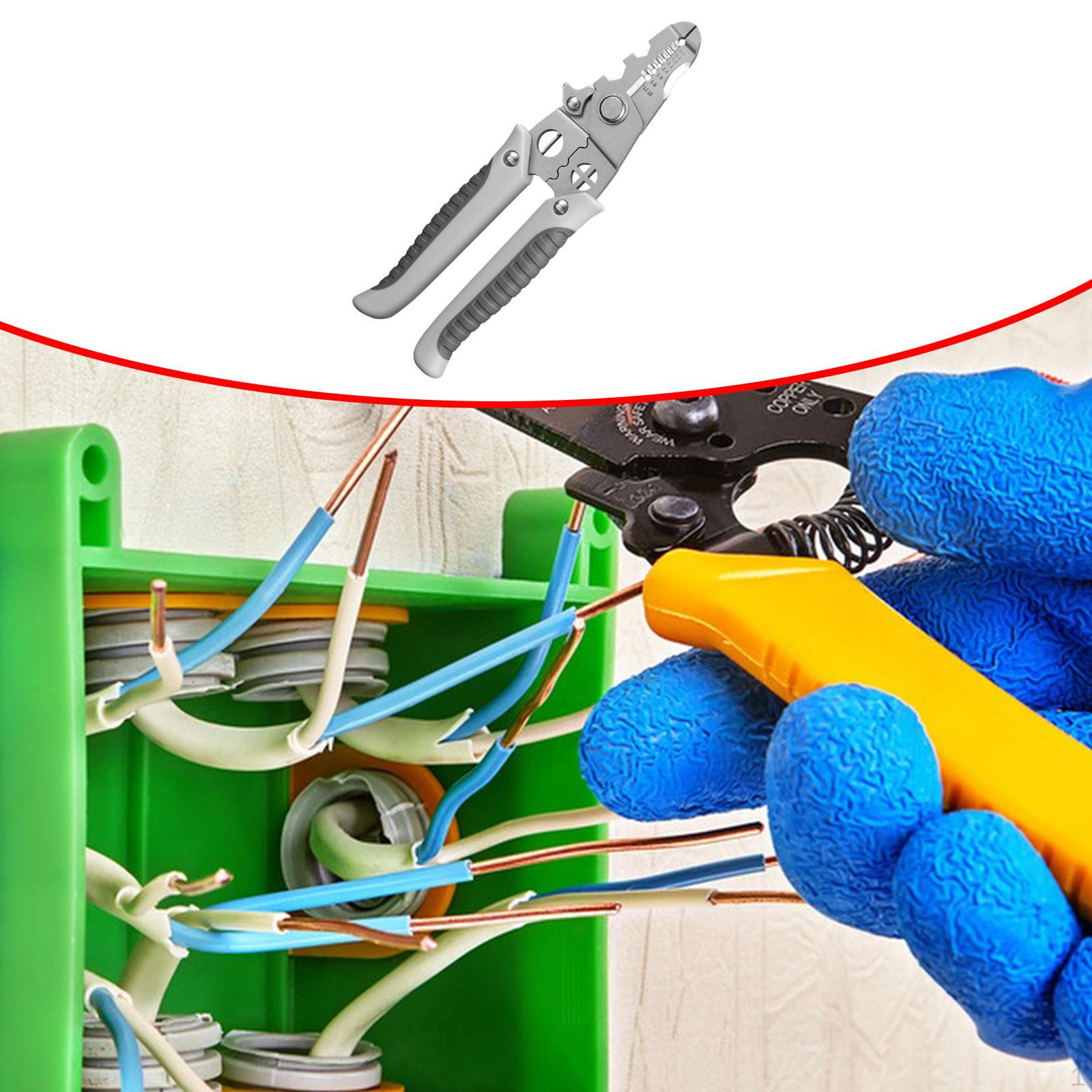 

Профессиональный инструмент для резки проводов для электриков Silver with Marks