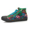 Li Ning Slip Resistant, Lightweight, And Breathable High top Skateboard Shoes Women's Black Green ALAK124-3